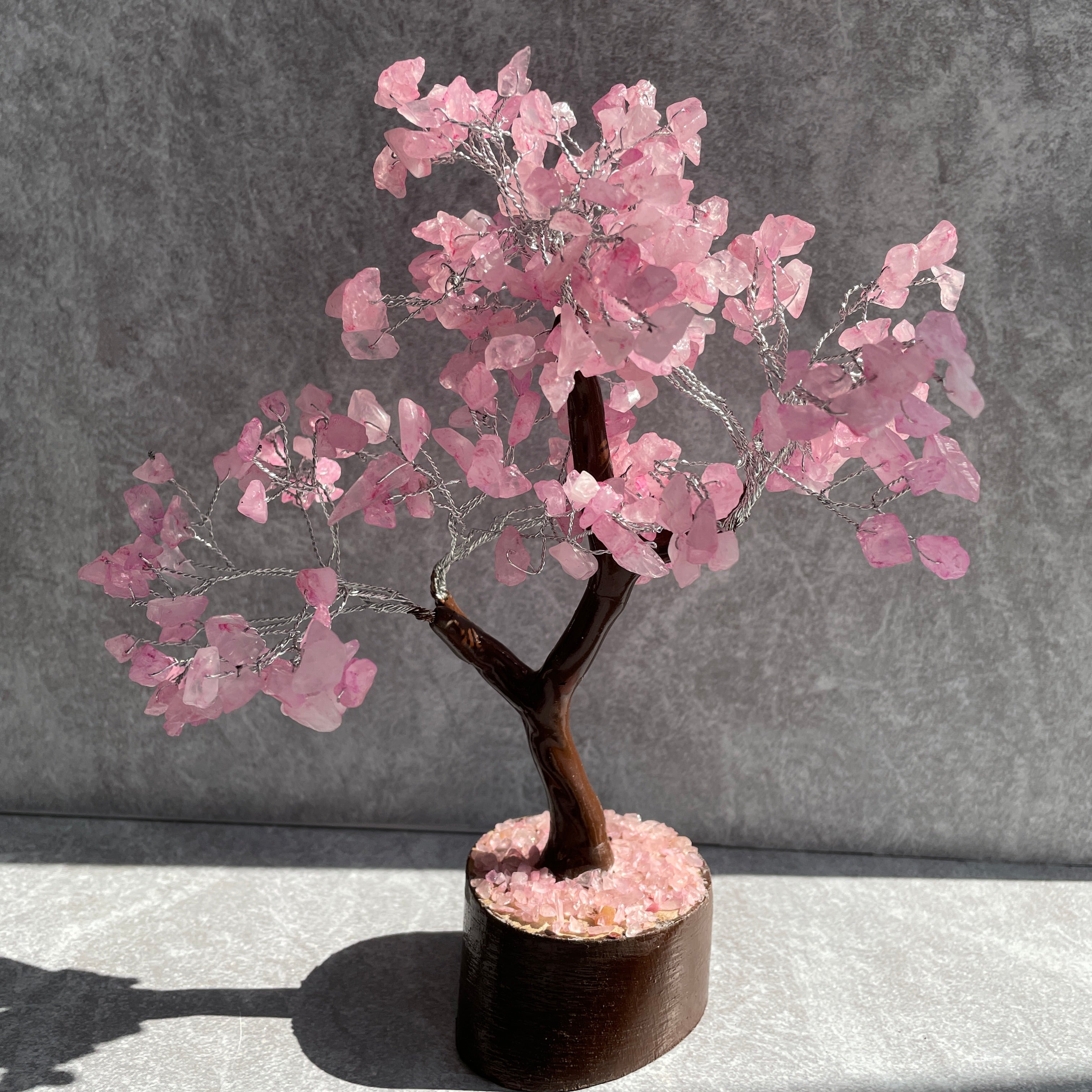 Rose Quartz Tree - Large 020 Rose Quartz Tree - Large 020